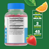 Lifeable Sugar Free Probiotics with Prebiotics Fiber Gummies for Adults, Man, Women – 90 Gummies