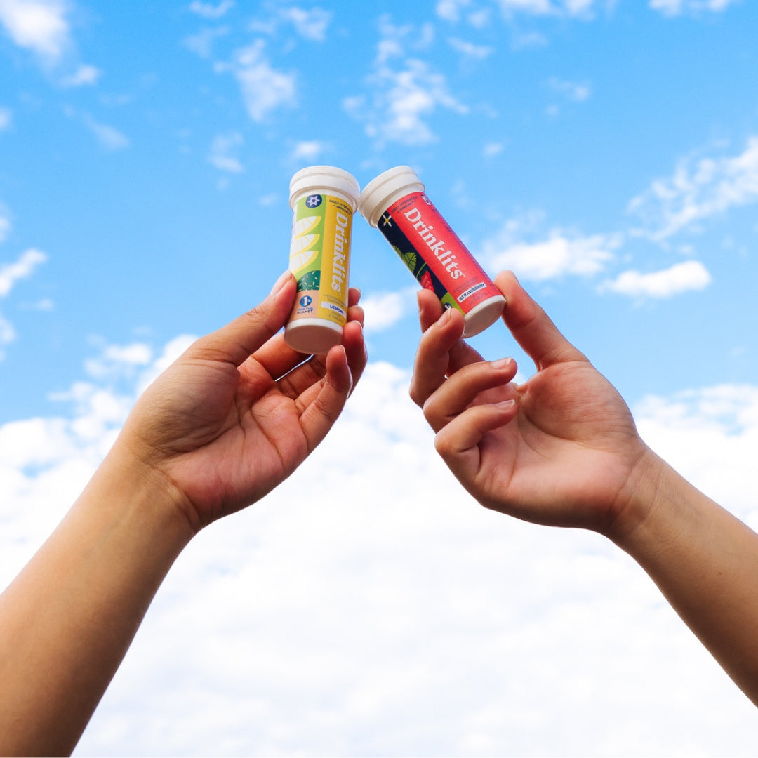 Strawberry & Lemon Flavored Hydration Tablets (4) Tube Bundle