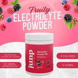 JUNP Electrolytes Powder No Sugar No Carbs – Wild Berry Fruit Flavor Drink Mix - Potassium & Salt Electrolyte Hydration Powder Zero Calorie Sugar Free Electrolyte Powder, Keto Friendly, 90 Servings