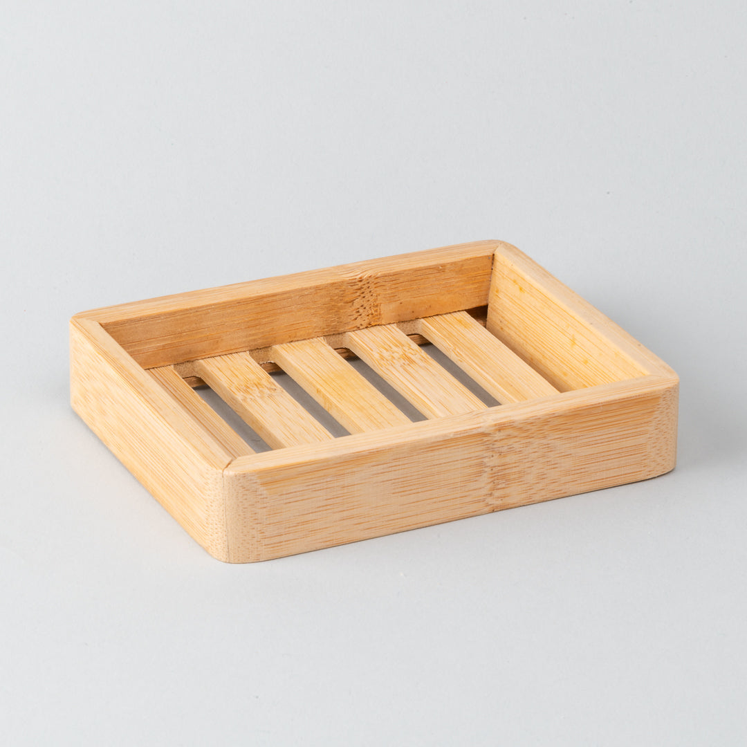 Slotted Wood Soap Dish