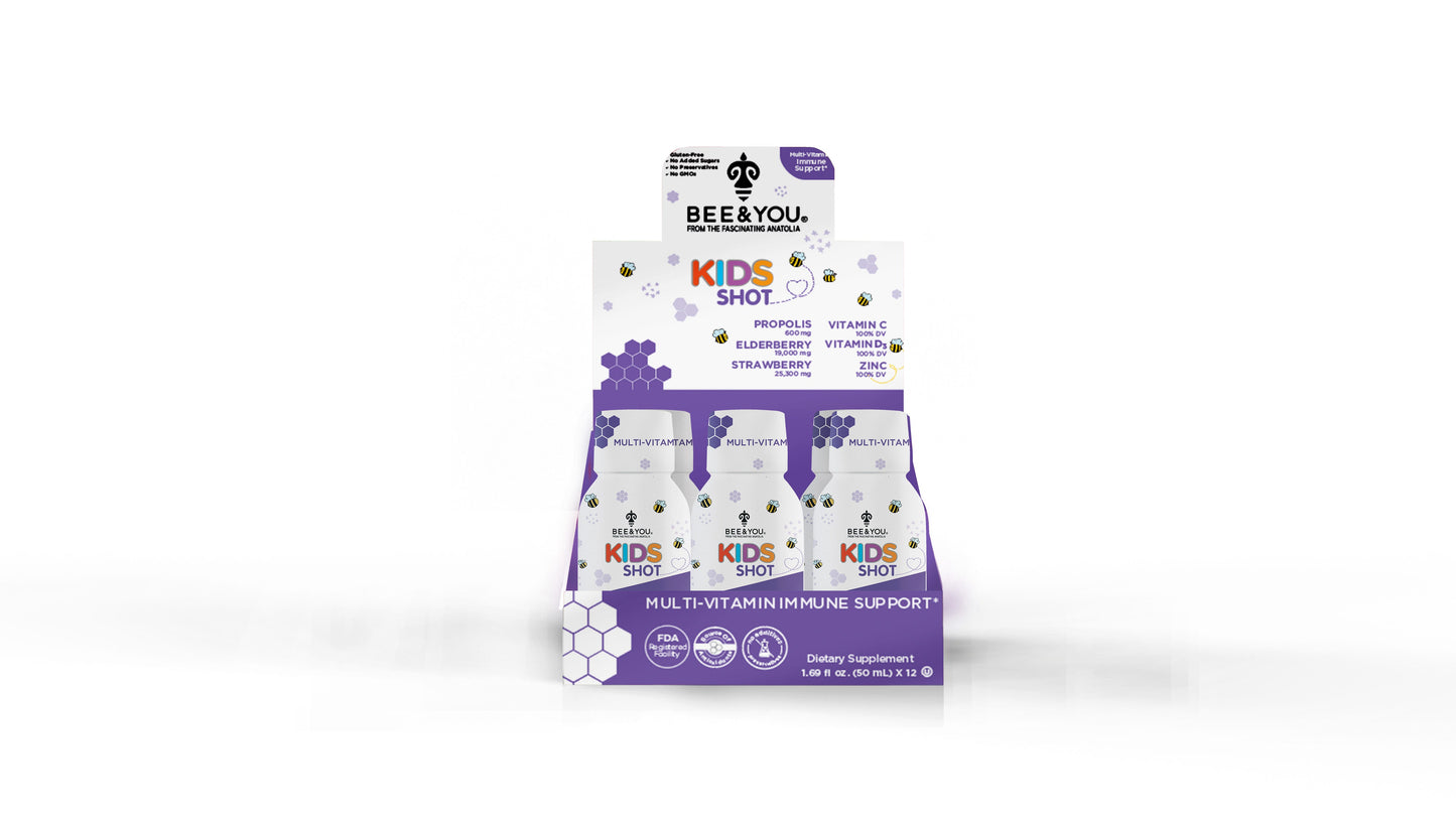 Elderberry Immune Support Shot Drink for Kids x 12