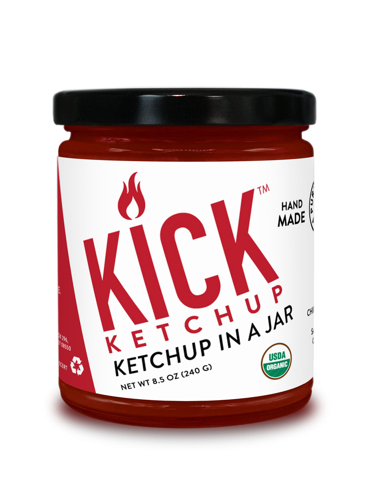 KICK Ketchup, Certified Organic - 8.5 oz