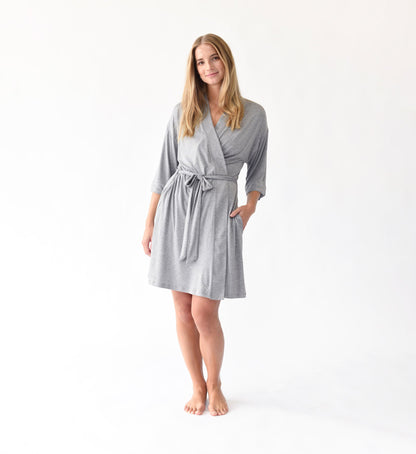 Women's Stretch-Knit Bamboo Kimono Robe