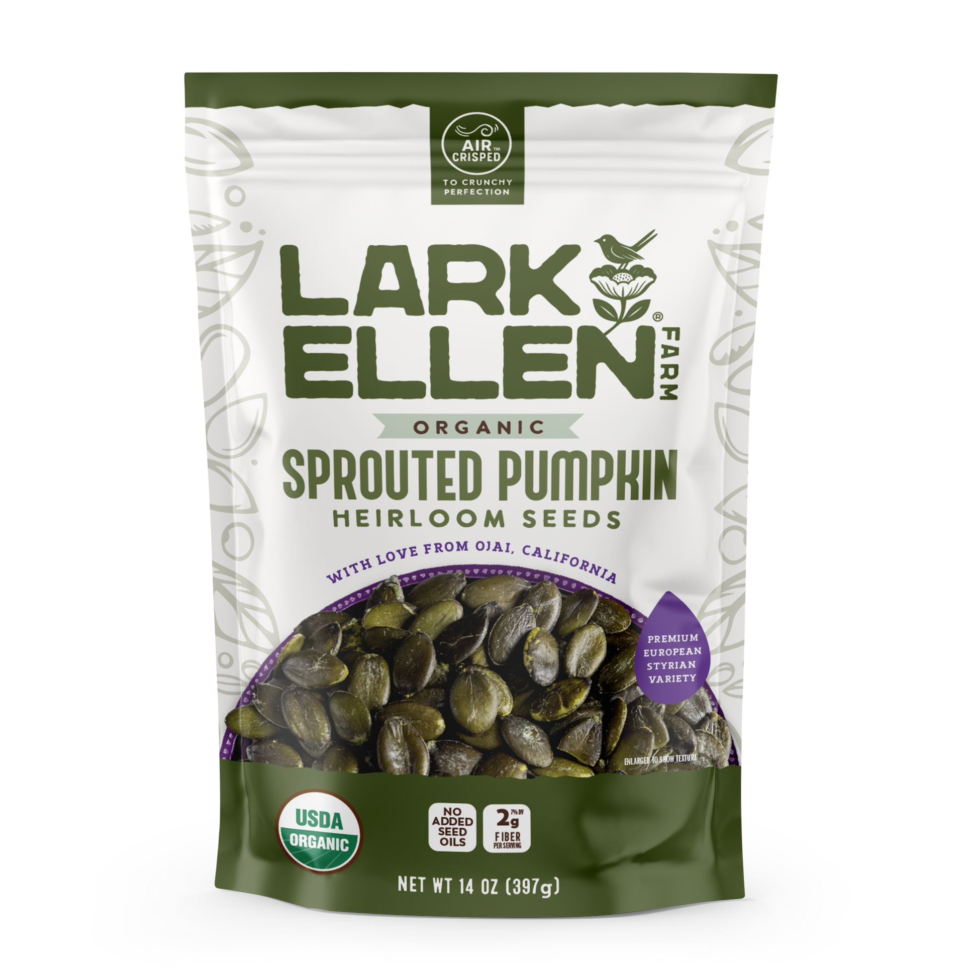 Heirloom Pumpkin Seeds, Sprouted Organic