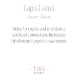 Lapis Lazuli Worry Stone by Tiny Rituals
