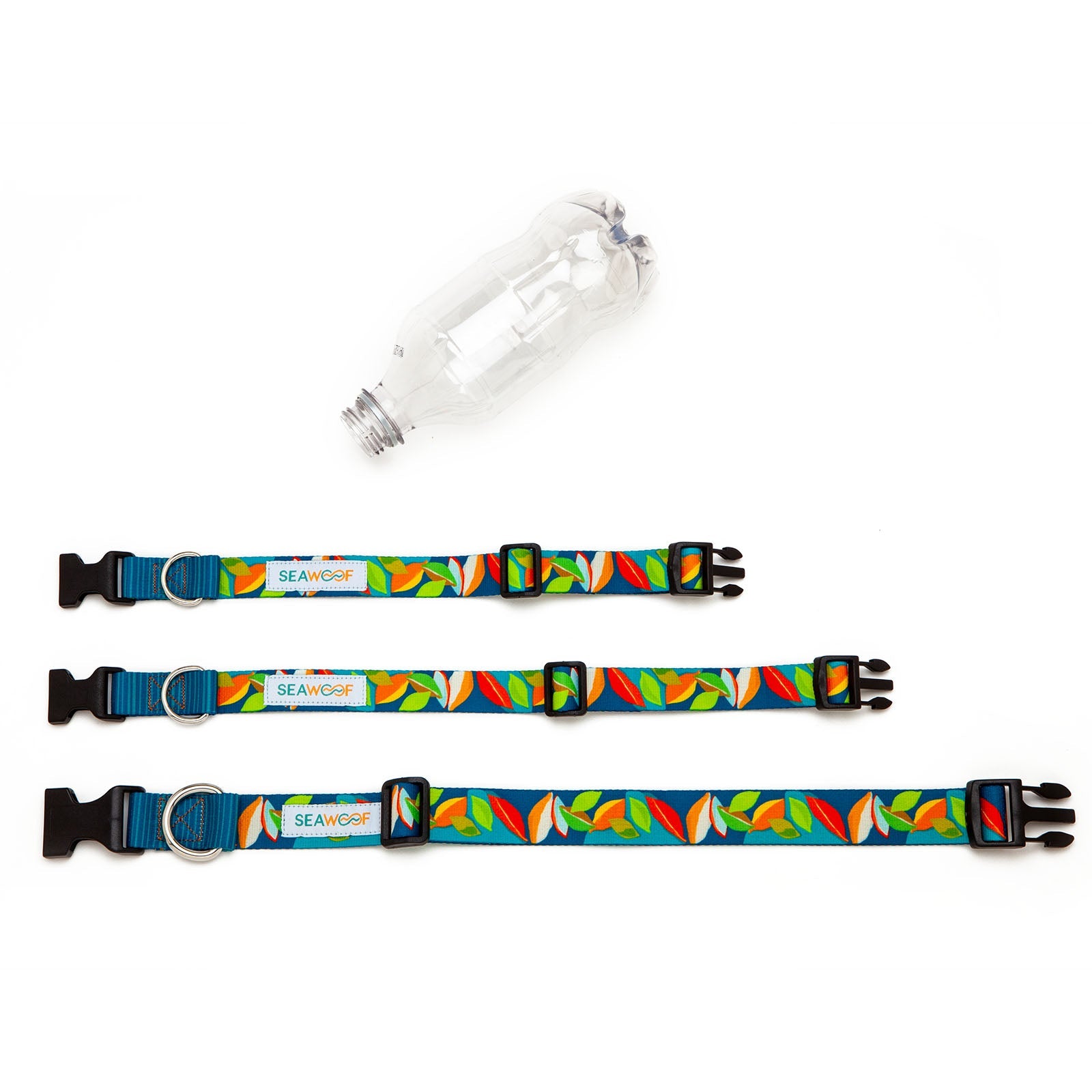 Seawoof Dog Collar Leaf Print