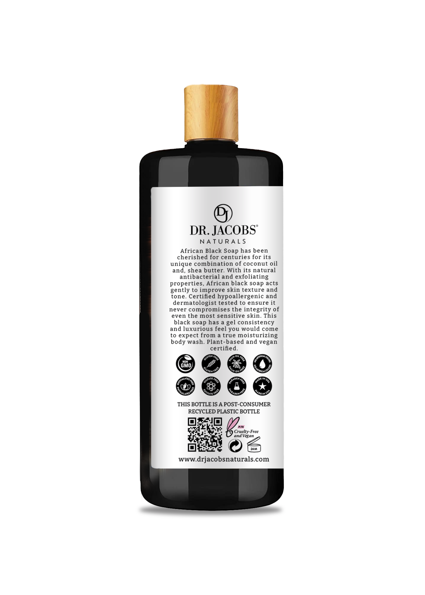 Black Soap Oriental Oud by Dr. Jacobs Naturals