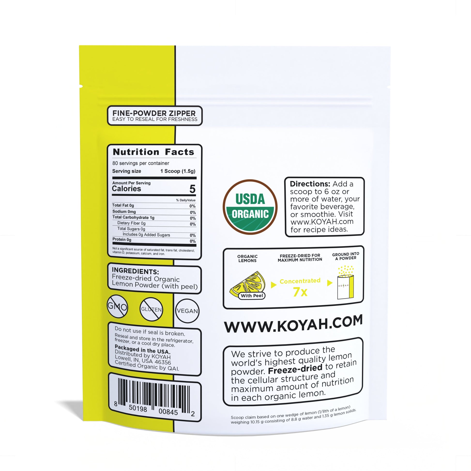 Organic Lemon Powder