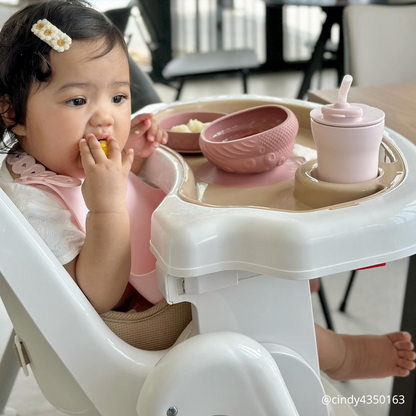 Sensory Baby Bowl - Raspberry by Miniware