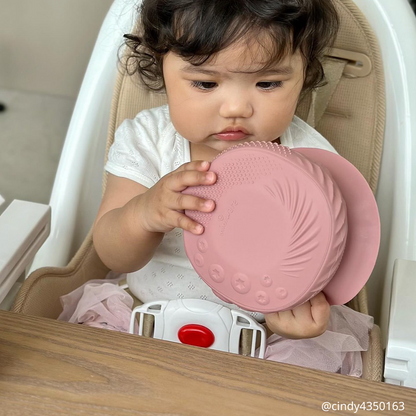 Sensory Baby Bowl - Raspberry by Miniware