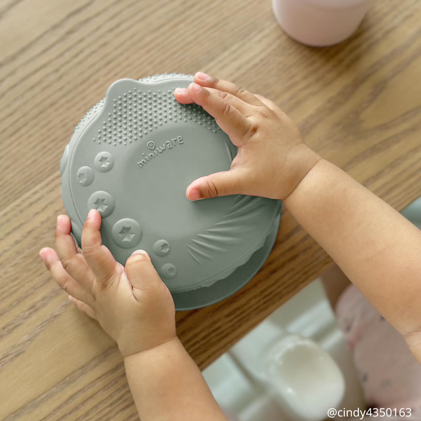 Sensory Baby Bowl - Sage by Miniware