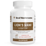 Organic Lions Mane Extract Capsules by Real Mushrooms