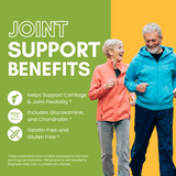 Halal Joint Support with Glucosamine + Turmeric + MSM Tablets