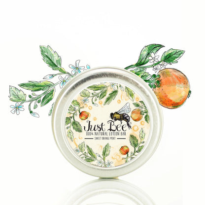 Sweet Orange Mint - 100% Natural Lotion Bar