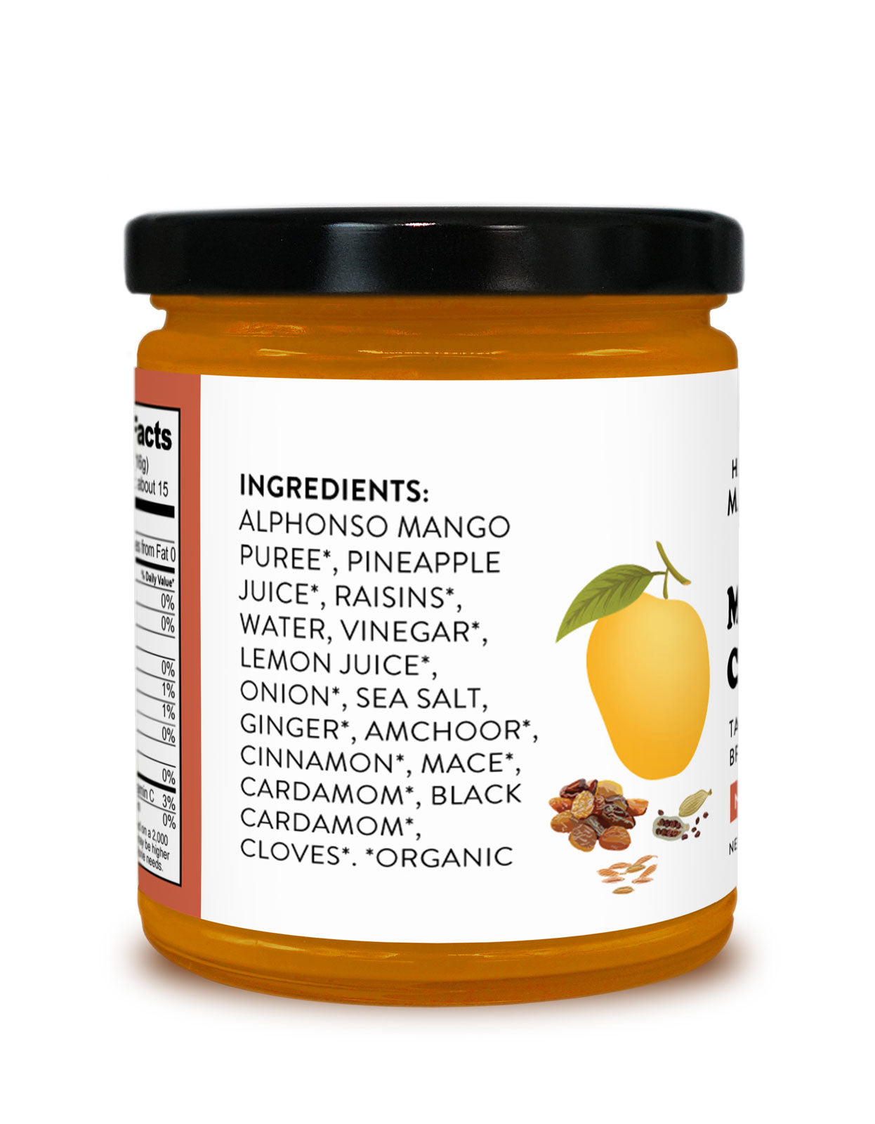 Mango Raisin Chutney, Certified Organic - 8.5 oz