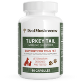 Turkey Tail Extract Capsules for Pets by Real Mushrooms
