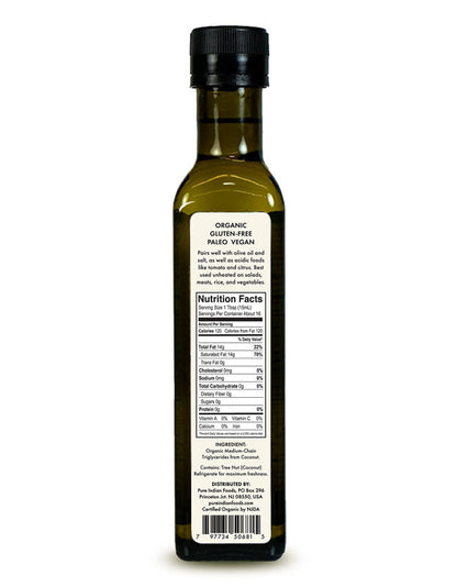 MCT Oil, Certified Organic - 250 mL