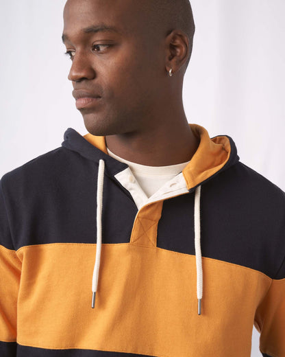 Organic Hooded Rugby Shirt by United By Blue