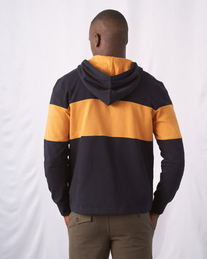 Organic Hooded Rugby Shirt by United By Blue