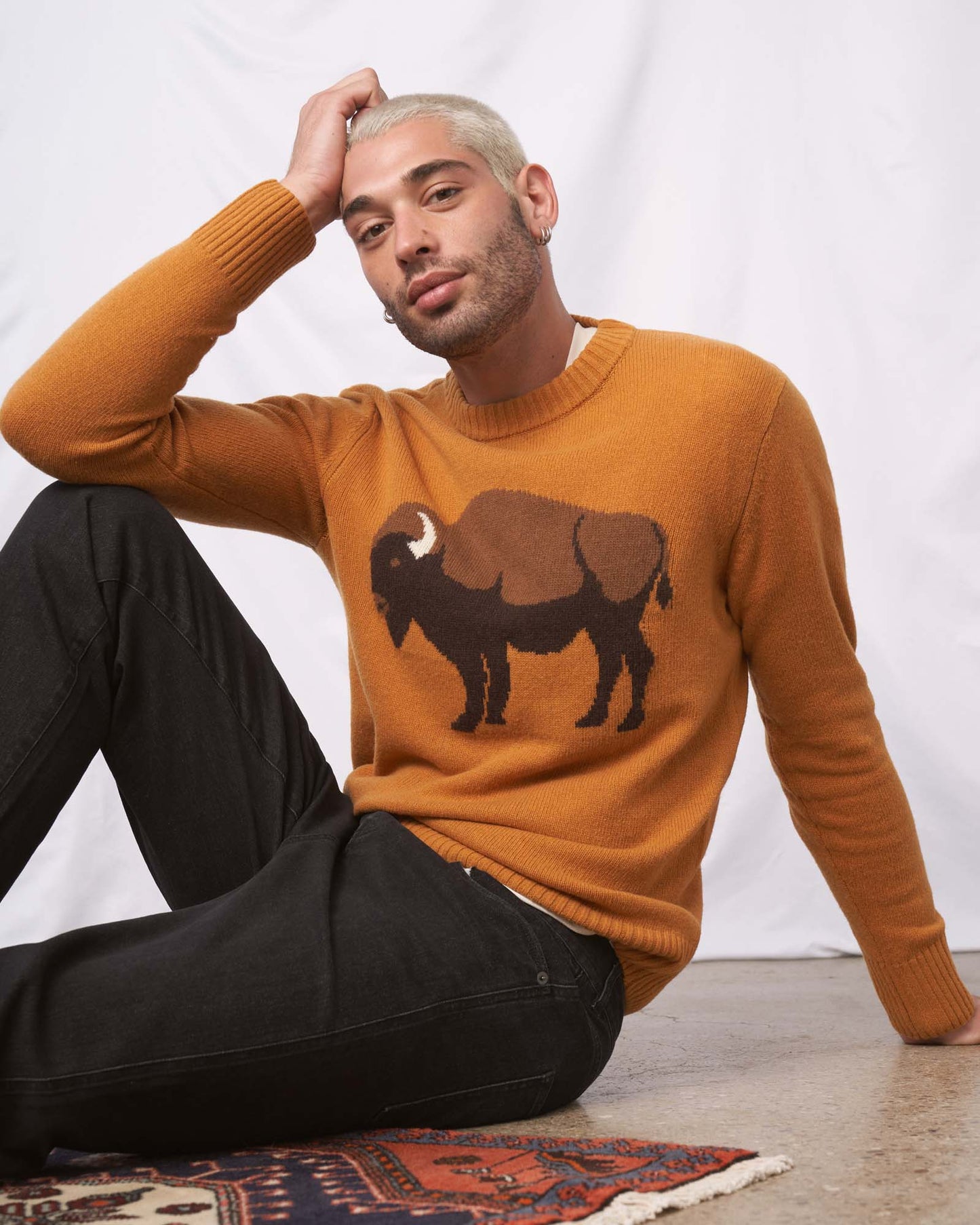 Recycled Bison Sweater by United By Blue