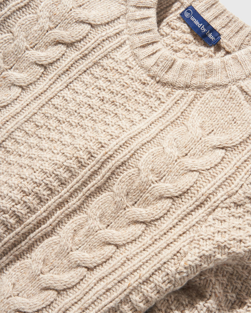 Recycled Nepped Fisherman Sweater by United By Blue