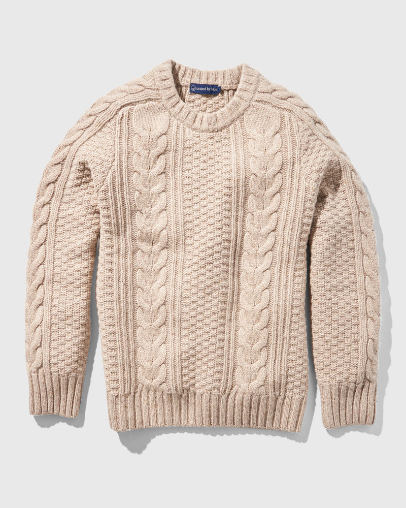 Recycled Nepped Fisherman Sweater by United By Blue