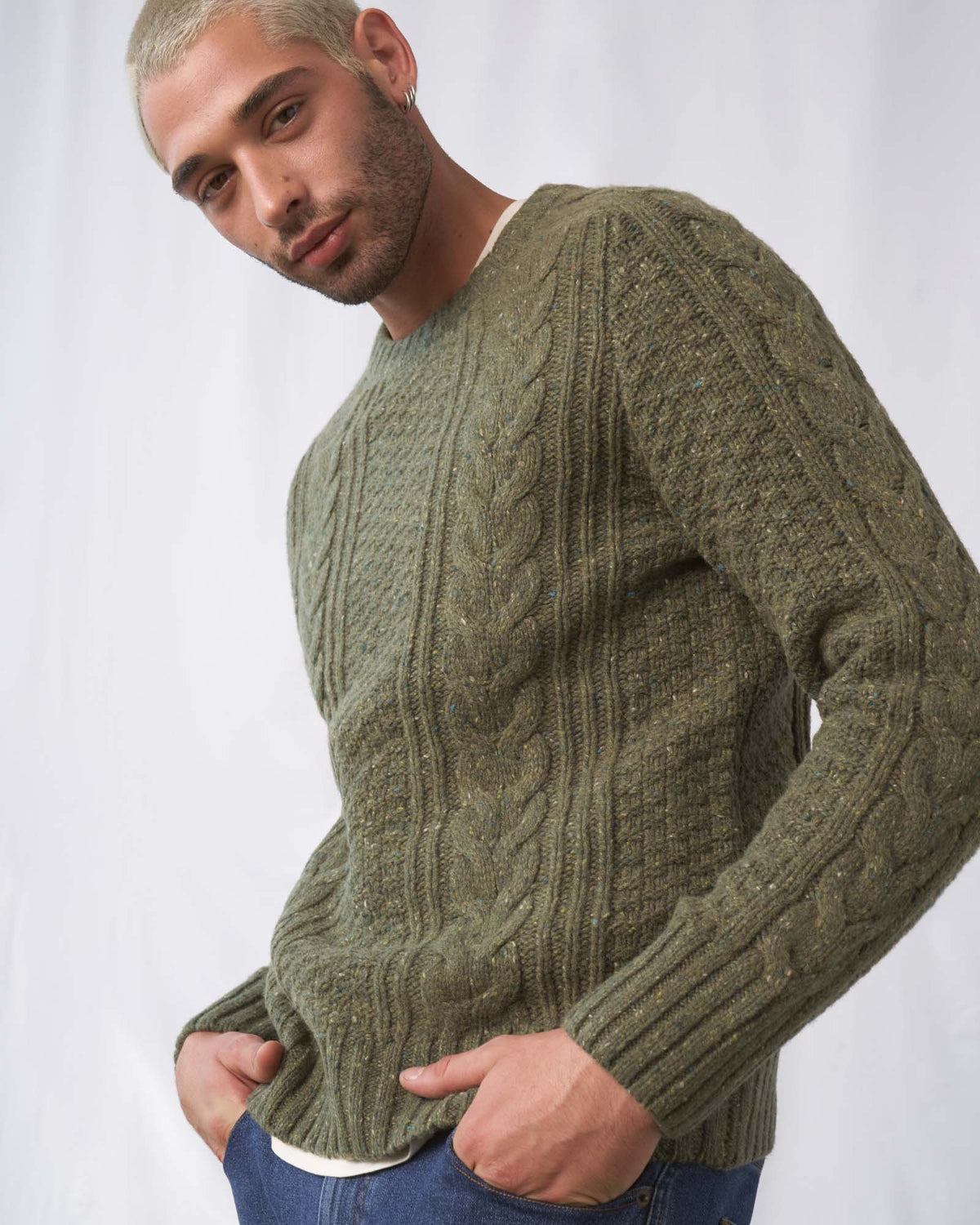 Recycled Nepped Fisherman Sweater by United By Blue