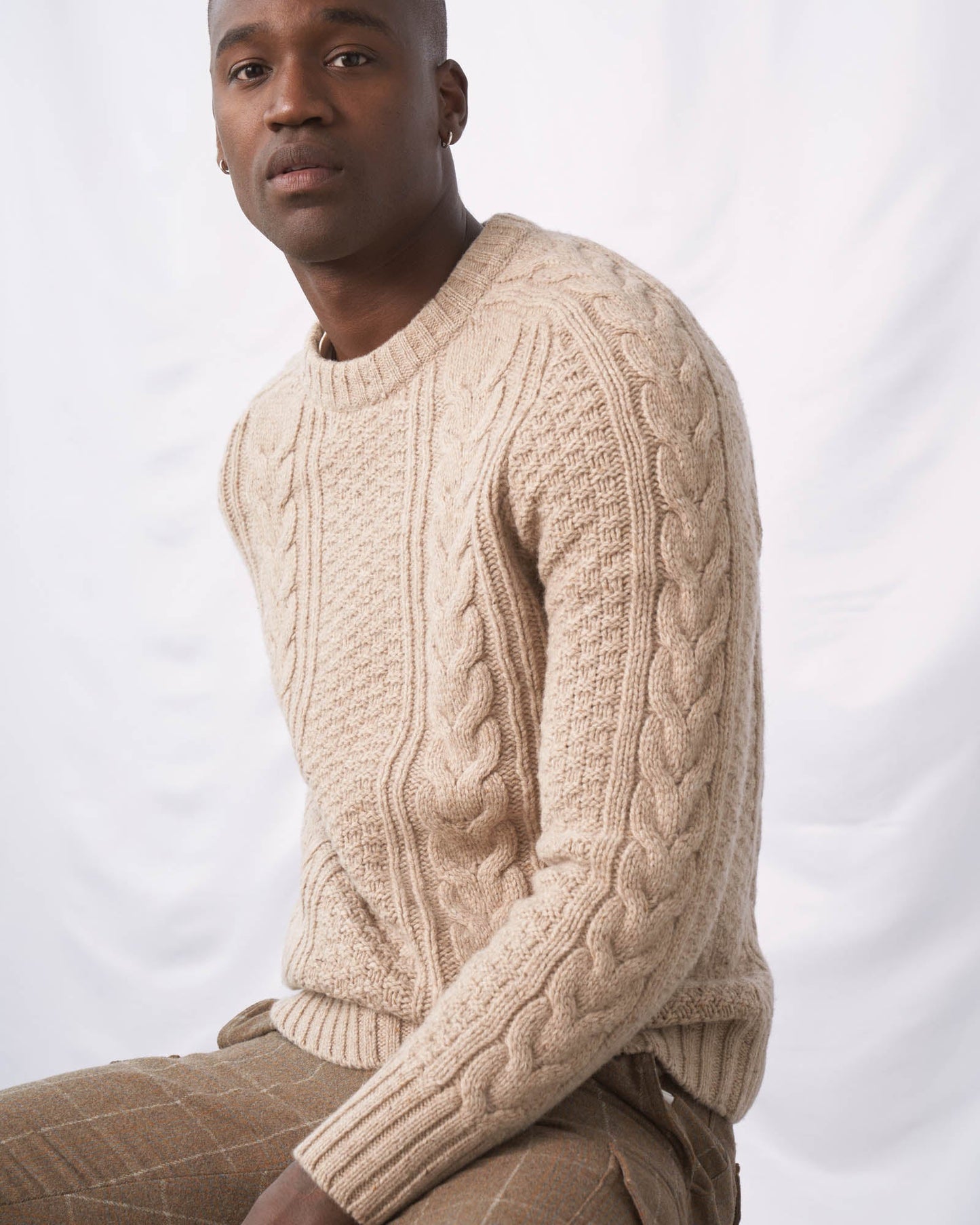 Recycled Nepped Fisherman Sweater by United By Blue