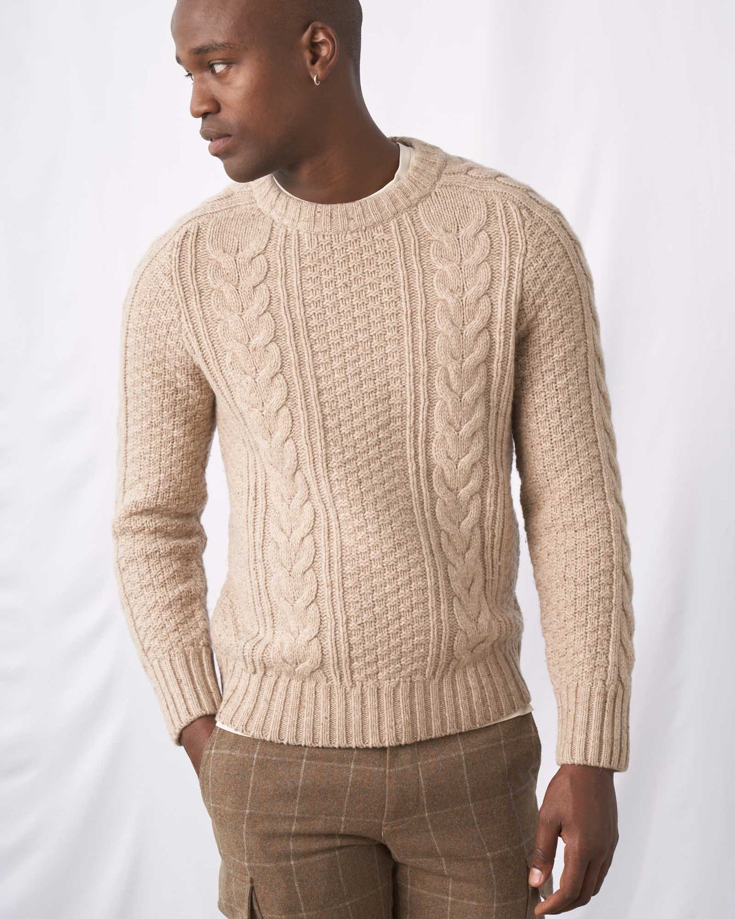 Recycled Nepped Fisherman Sweater by United By Blue