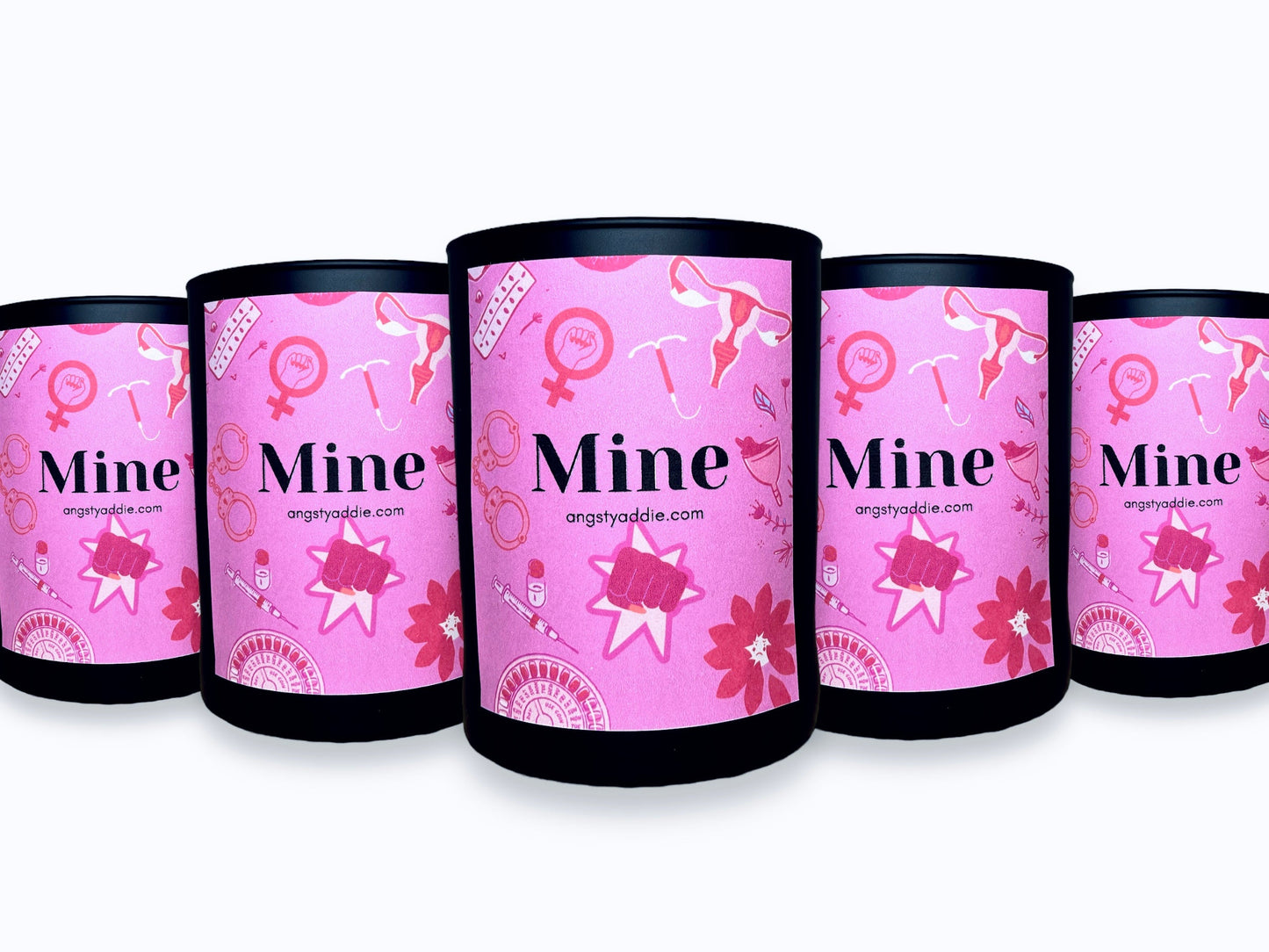Mine candle, benefitting the Lilith Fund by Angsty Addie