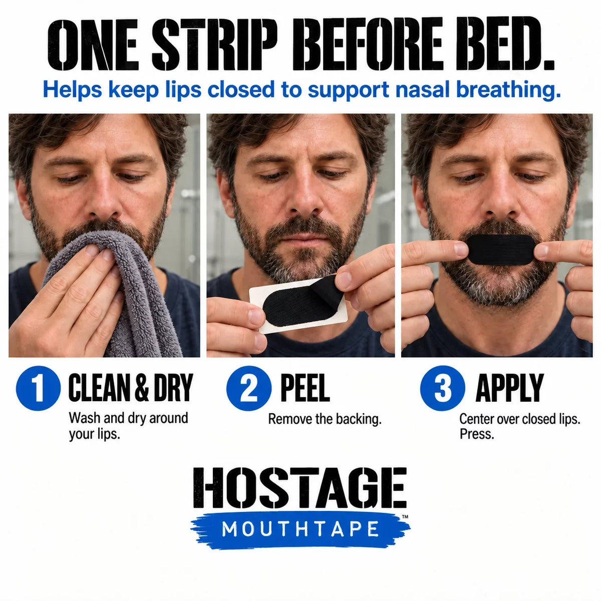 Hostage Tape: 1/3/6/12 Month Supplies | Mens/Womens