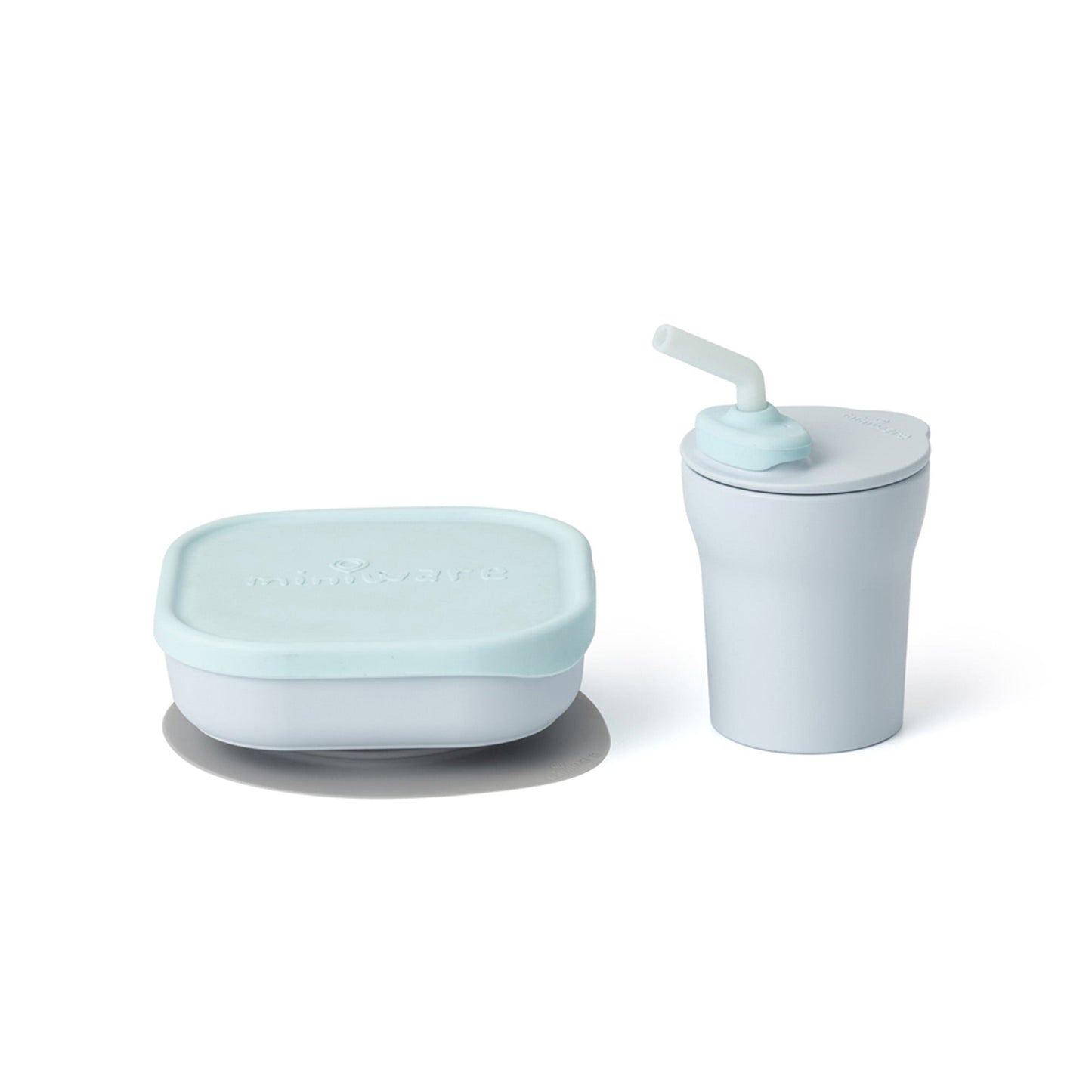 Sip & Snack: All Stages Cup and Bowl Set - Aqua by Miniware