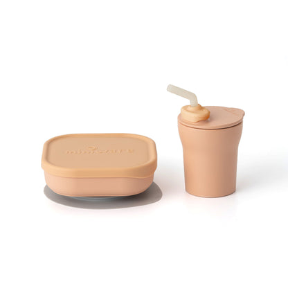 Sip & Snack: All Stages Cup and Bowl Set - Toffee by Miniware