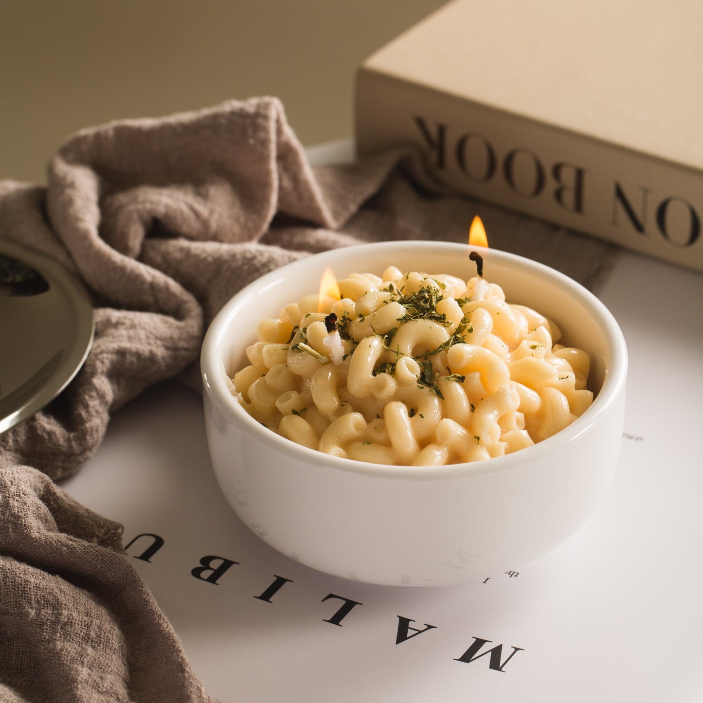 Macaroni & Cheese Candle