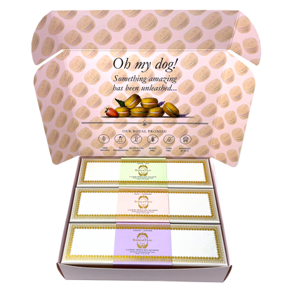 Dog Macaron Combo Gift Box (18 French Dog Macarons) by Bonne et Filou