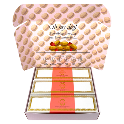 Dog Macaron Combo Gift Box (18 French Dog Macarons)