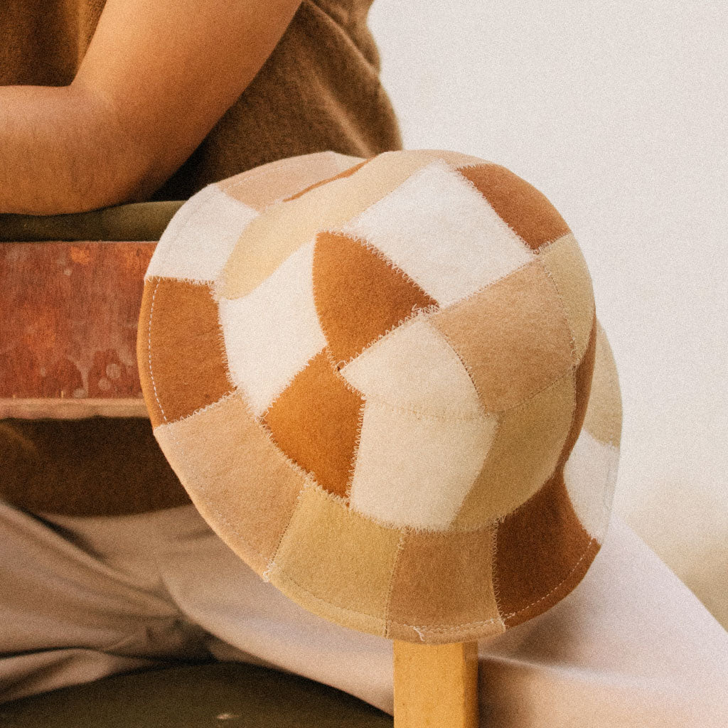 Patchwork Bucket Hat - Naturally Dyed by Made by Minga