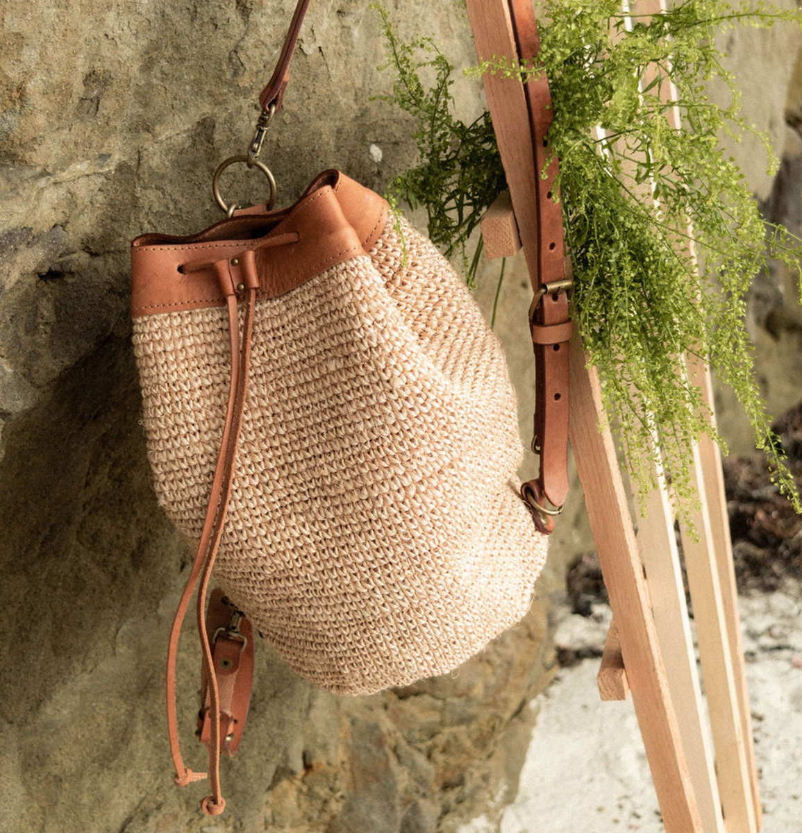 Transito Woven Mini Backpack | Natural by Made by Minga