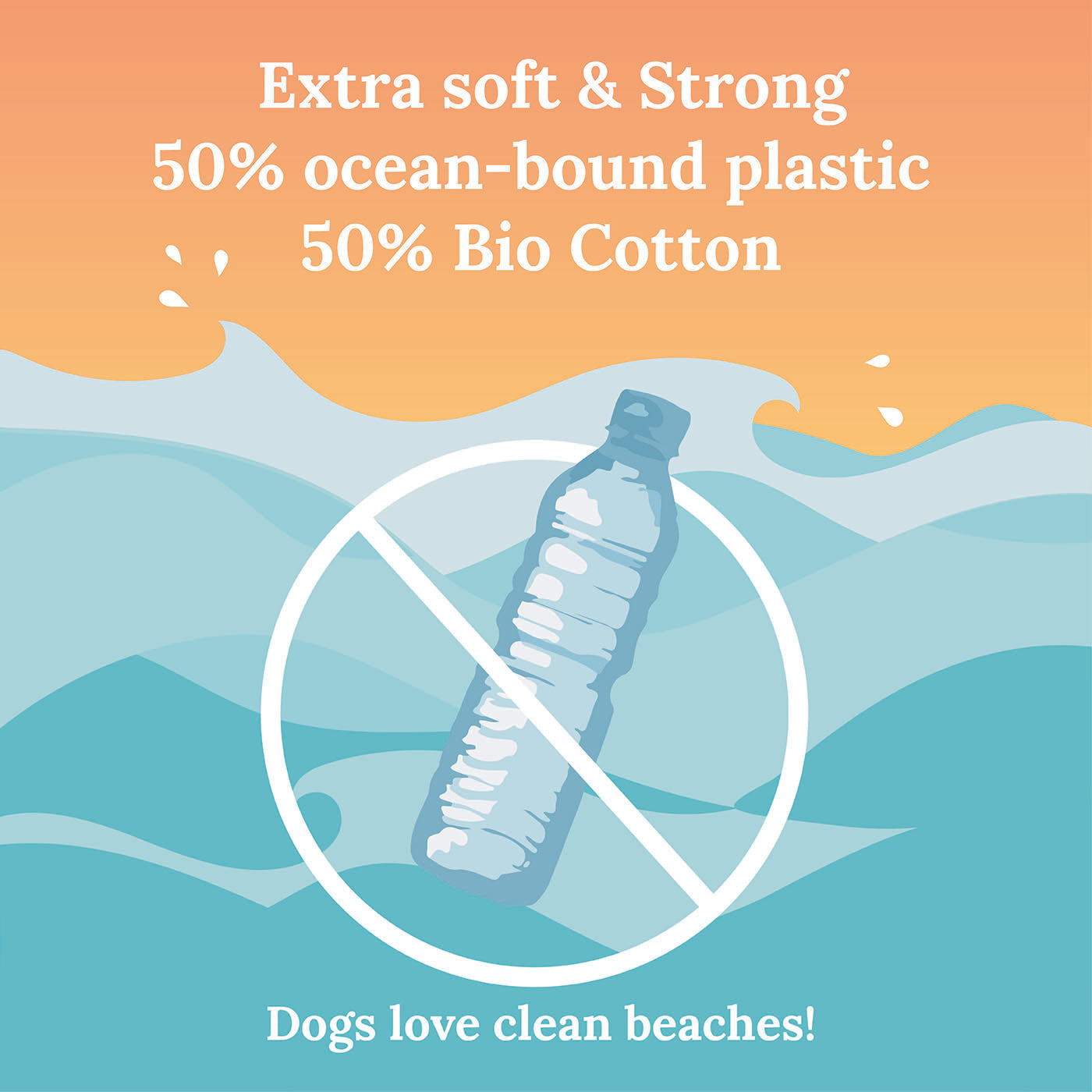 Seawoof Dog Leash Leaf Pattern