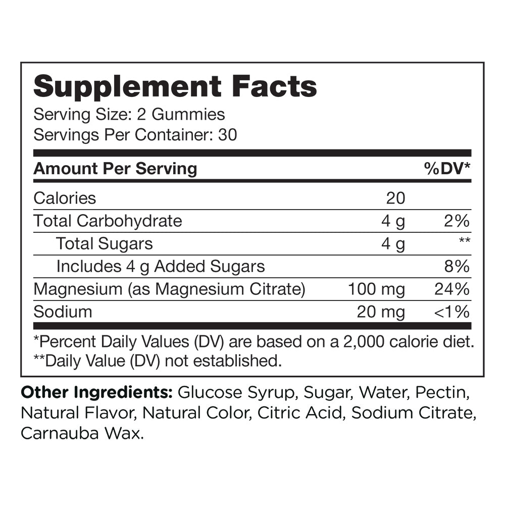 Magnesium Gummies Mixed Flavors