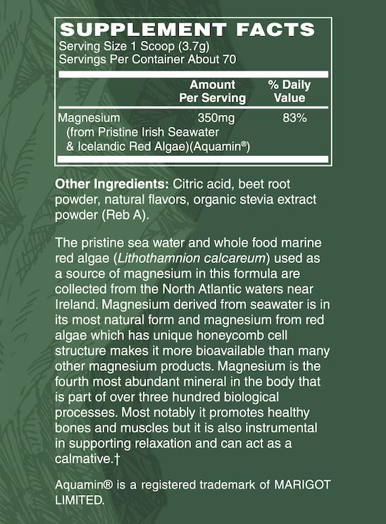 Whole Food Magnesium Powder