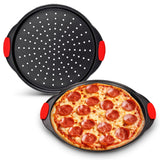 Cheer Collection 13-Inch Premium Nonstick Pizza Pan – Effortless Crisp Crust Perfection
