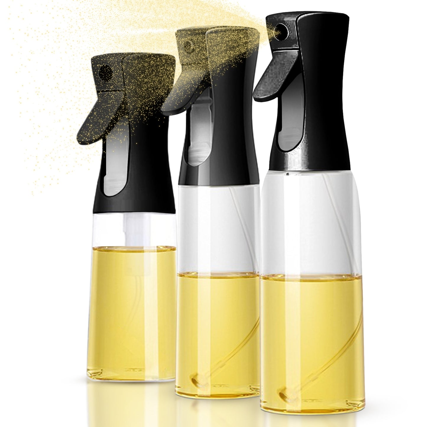 Cheer Collection Multi-Purpose Food Grade Oil Spray Bottle - Available in Sets of 2 or 3