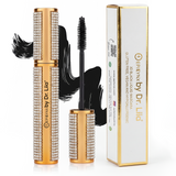 Mega Volume Vegan Mascara Black and Blue – Smudge-Proof with Handmade Diamond Case