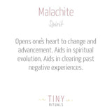 Real Malachite Stone Set by Tiny Rituals