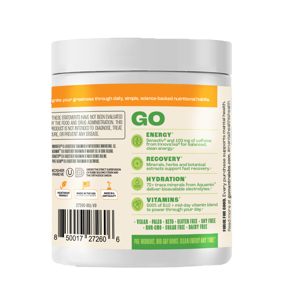 Go The Pre-Workout Energy Booster Supplement