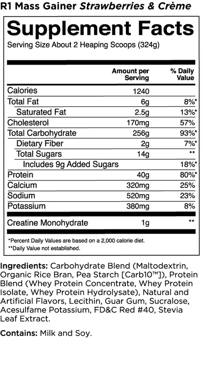 R1 Mass Gainer