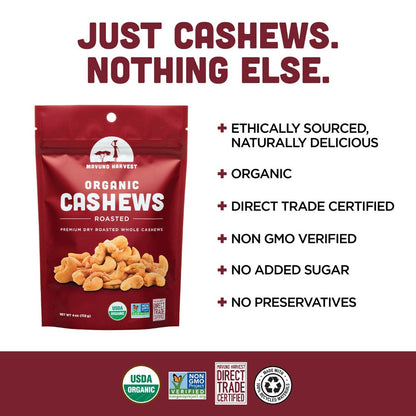 Organic Dry Roasted Cashews