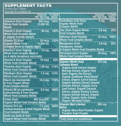 Men's Whole Food Multivitamin