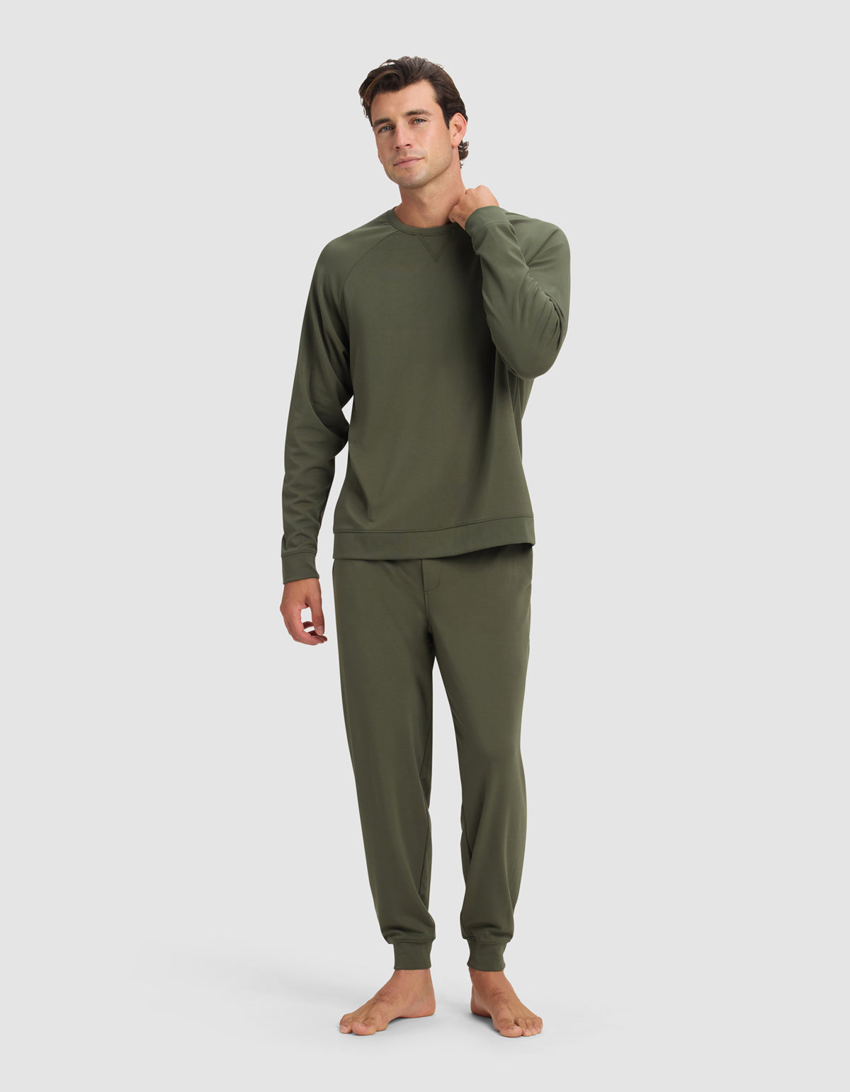 Men's Brushed Bamboo Jogger Set